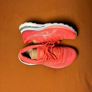 ASICS FF Blast Gel Kayano Bright Orange Running Shoes Women's 7.5